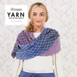 Kép 2/11 - Yarn - The After Party No. 71 - Lavender Trellis Wrap kötött stóla minta