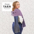 Kép 4/11 - Yarn - The After Party No. 71 - Lavender Trellis Wrap kötött stóla minta