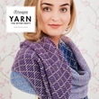 Kép 8/11 - Yarn - The After Party No. 71 - Lavender Trellis Wrap kötött stóla minta