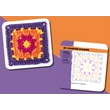 Kép 7/11 - The Granny Square Card Deck - nagyinégyzet mintakártyák