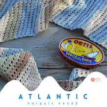 ATLANTIC horgolt kendő fonalcsomag mintával