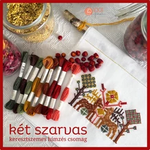 KÉT SZARVAS keresztszemes hímzés csomag