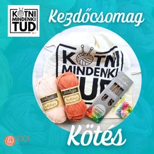 Kezdő kötés tanfolyam csomag