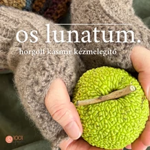 OS LUNATUM horgolt kézmelegítő kasmírból fonalcsomag mintával