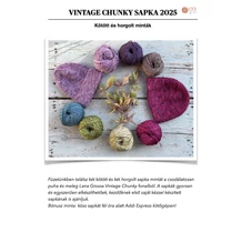 Vintage Chunky kezdő sapka csomag