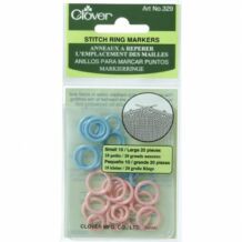 Clover Stitch Ring Markers (329) - kötésjelölők