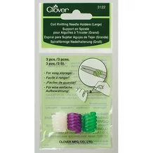Clover Coil Knitting Needle Holders (3122) - rugalmas kötőtű záró