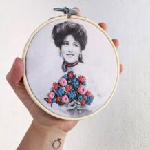 The Comptoir hímző készlet - The woman with the bouquet