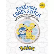 Pokémon Cross Stitch keresztszemes hímzés könyv 