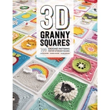 3D Granny Squares nagyi négyzetek horgolás könyv
