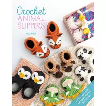 Crochet Animal Slippers horgolt mamuszok könyv