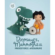 őkori amigurumi könyv, horgolt dinó, t-rex és egyéb szauruszok
