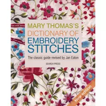 Mary Thomas’s Dictionary of Embroidery Stitches hímzésminta könyv 