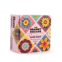 The Granny Square Flower Card Deck - nagyinégyzet mintakártyák