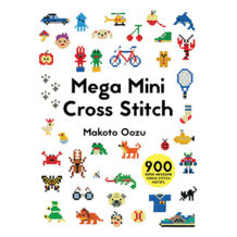 Mega Mini Cross Stitch keresztszemes hímzés könyv 