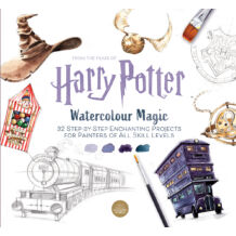 Harry Potter Watercolour Magic akverell színező könyv