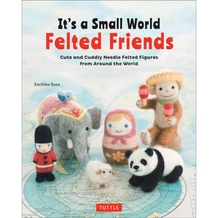 It's a Small World Felted Friends nemezelt állatos könyv