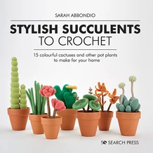 Stylish Succulents to Crochet amigurumi horgolás könyv