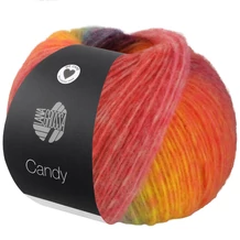 Lana Grossa Candy színes merinógyapjú fonal