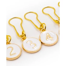 Phidar Fancy Numbers zárható szemjelölők - 10 db