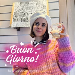 Buon Giorno pulóver - fonal mellé ingyenes minta