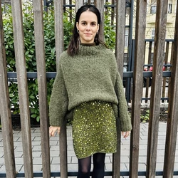 FLITTERES SZOKNYA Ecopuno és Cosmo fonalból - ingyenes minta