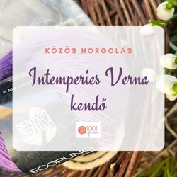 INTEMPERIS VERNA kendő közös horgolás információ