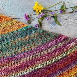 Colorissimo SZÍNJÁTÉK KENDŐ ingyenes horgolás minta