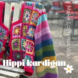 HIPPI kardigán - ingyenes minta