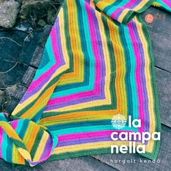 LA CAMPANELLA - horgolt kendő Campo fonalból - ingyenes minta