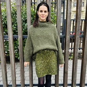 FLITTERES SZOKNYA Ecopuno és Cosmo fonalból - ingyenes minta