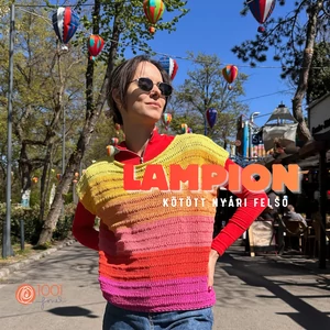 LAMPION kötött nyári felső - fonal mellé ingyenes minta