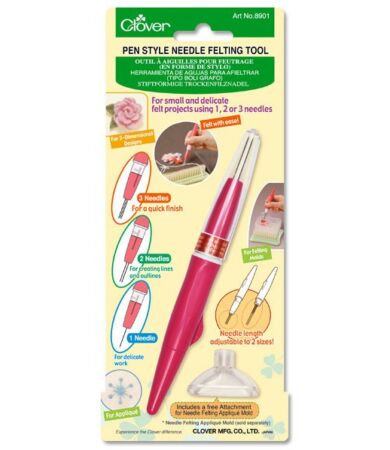 Clover Pen Style Needle Felting Tool (8901) - Nemezelőtű 1-3 tűvel