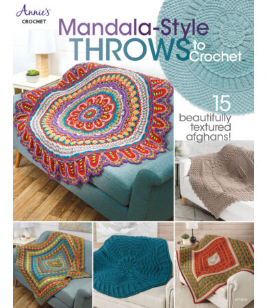 Mandala-Style Throws to Crochet by Annie's Crochet horgolás könyv