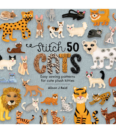 Stitch 50 Cats filc varrás könyv