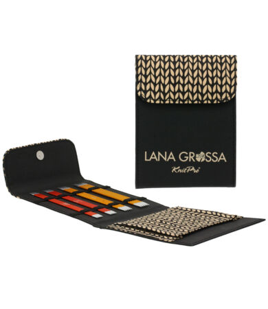 Lana Grossa színes fém Rainbow zoknikötőtű harisnyakötőtű szett