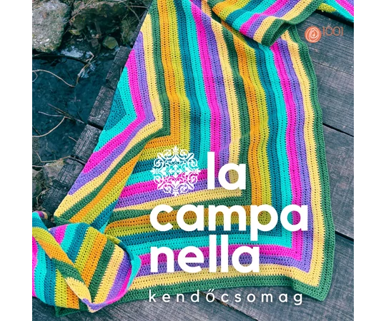 LA CAMPANELLA kendő fonalcsomag mintával