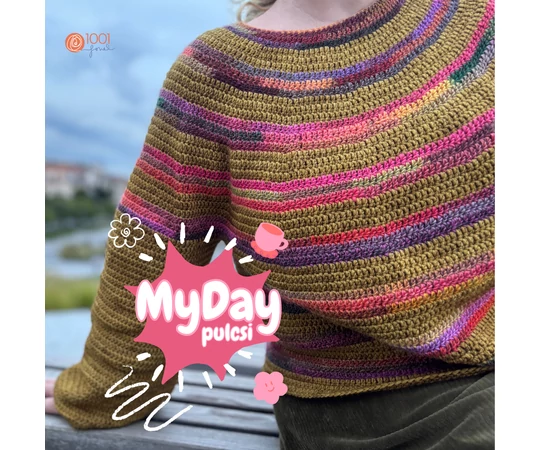 MyDay horgolt pulóver fonalcsomag