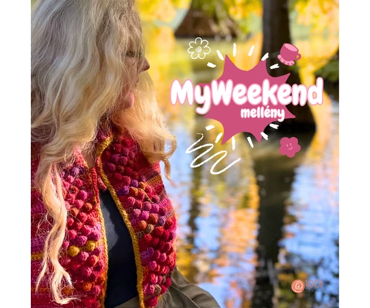 MyWeekend horgolt mellény fonalcsomag