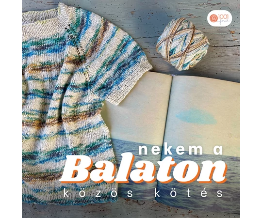 Nekem a Balaton KAL - közös kötés fonalcsomag