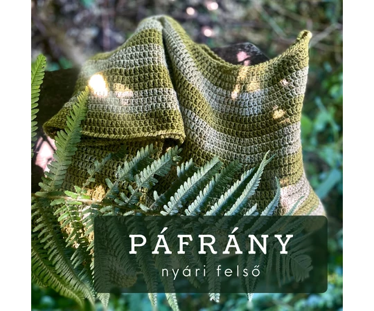 PÁFRÁNY nyári felső fonalcsomag
