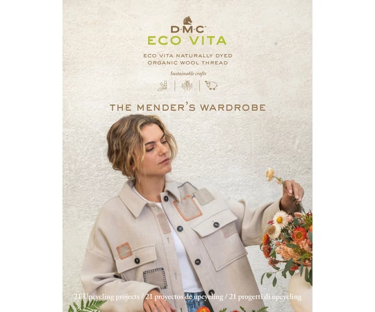 DMC Eco Vita mintakönyv: The Mender's Wardrobe hímzés brossura 