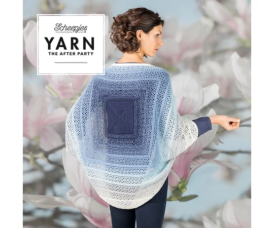 Yarn - The After Party No. 27. - Indigo Shrug kardigán horgolásminta
