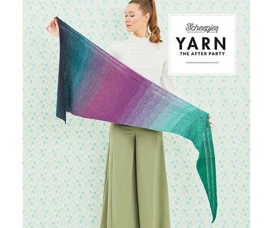 Scheepjes Exclamation Shawl tuniszi horgolás minta