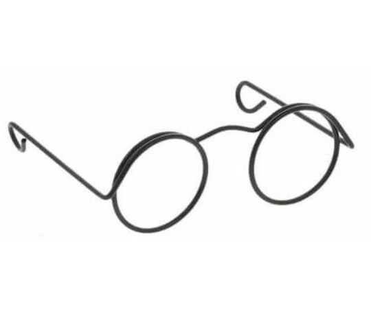 drót szemüveg horgolt figurához, amigurumi figurához