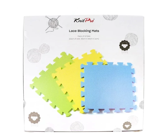 KnitPro Blocking Mat - blokkoló matrac készlet (9 db-os)