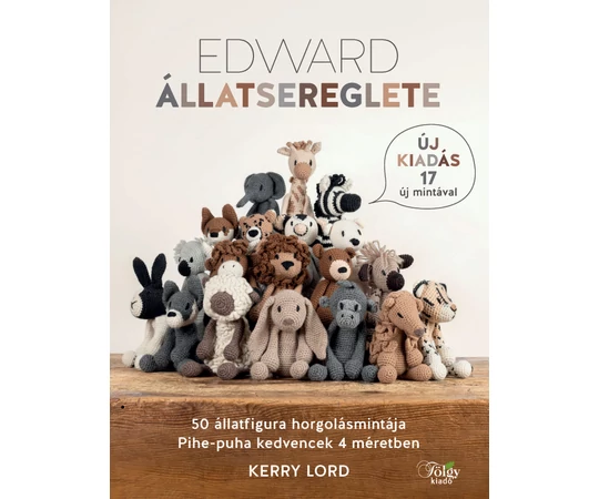 edward állatsereglete figura horgolás könyv