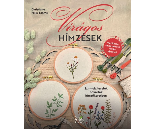 Virágos hímzések könyv