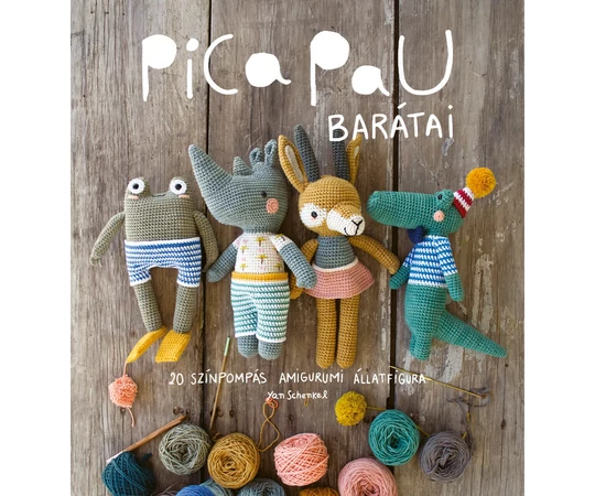 pica pau amigurumi könyv