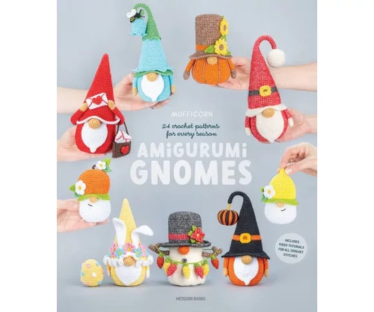 Amigurumi Gnomes manófigura horgolás könyv